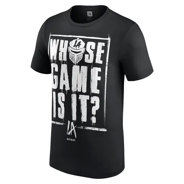 Black_LA_Knight_Whose_Game_Is_It?_T-Shirt