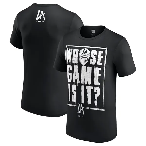 Black_LA_Knight_Whose_Game_Is_It?_T-Shirt