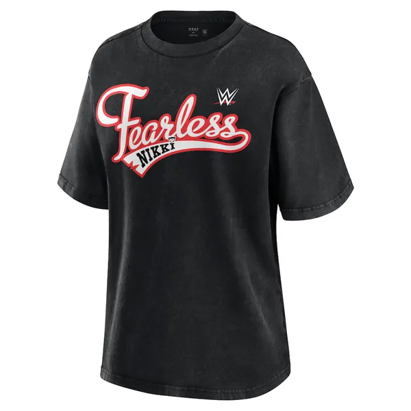 Black_Nikki_Bella_Fearless_Boyfriend_Oversized__Round_Neck_T-Shirt_For_Men