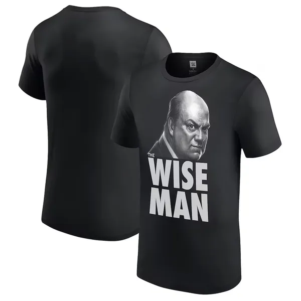 Black_Paul_Heyman_The_Wise_Man_Portrait_T-Shirt
