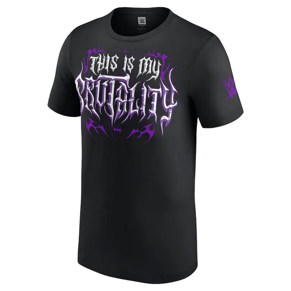 Black_Rhea_Ripley_This_Is_My_Brutality_Logo__Round_Neck_T-Shirt_For_Men