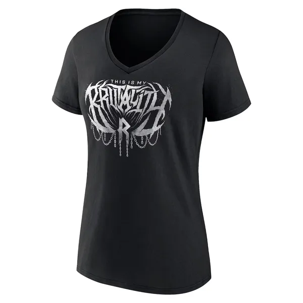 Black_Rhea_Ripley_This_Is_My_Brutality_V-Neck_T-Shirt