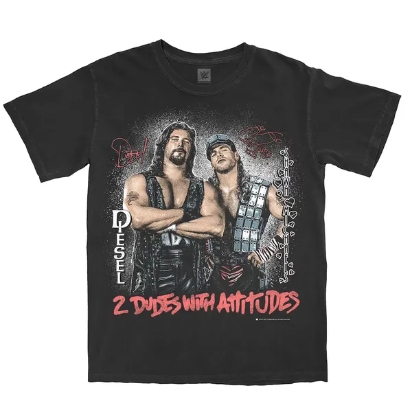 Black_Shawn_Michaels_&_Diesel_2_Dudes_With_Attitudes_Graphic_T-Shirt
