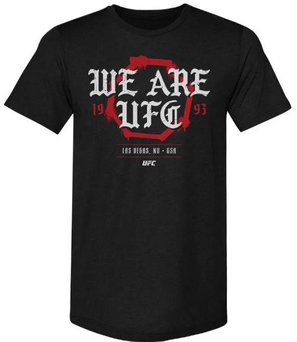 Black_UFC_We_Are_UFC_Old_English_Premium_Tri-Blend_T-Shirt