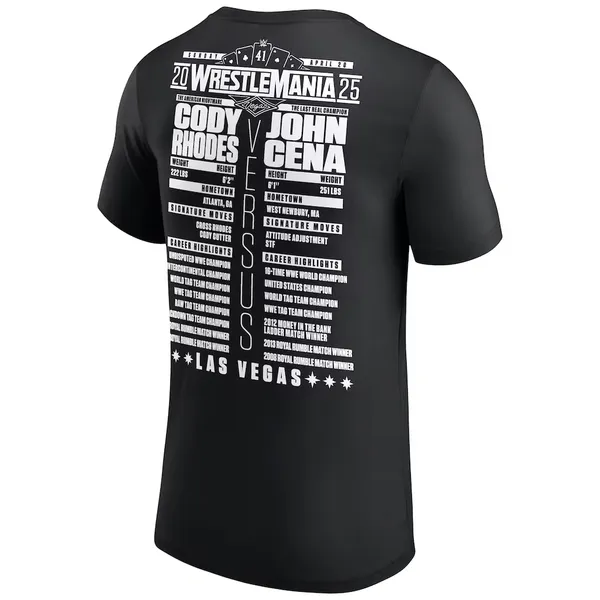 Black_WrestleMania_41_John_Cena_vs._Cody_Rhodes_Match__Round_Neck_T-Shirt_For_Men