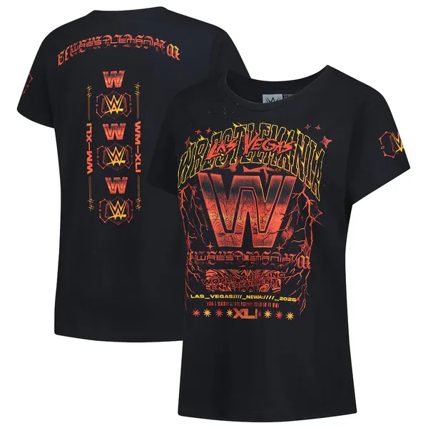 Black_WrestleMania_41_Trendy_Lightning_T-Shirt