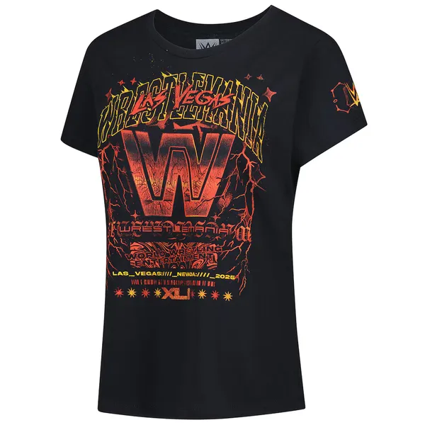 Black_WrestleMania_41_Trendy_Lightning_T-Shirt