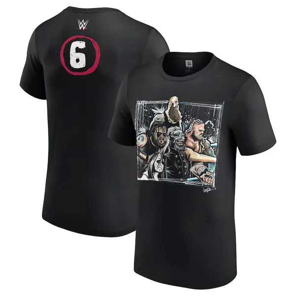 Black_Wyatt_Sicks_Lumis_Collection__Round_Neck_T-Shirt_For_Men
