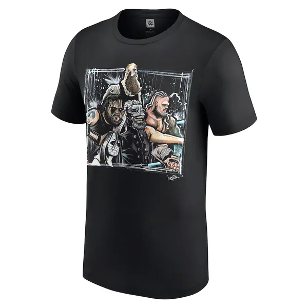 Black_Wyatt_Sicks_Lumis_Collection__Round_Neck_T-Shirt_For_Men
