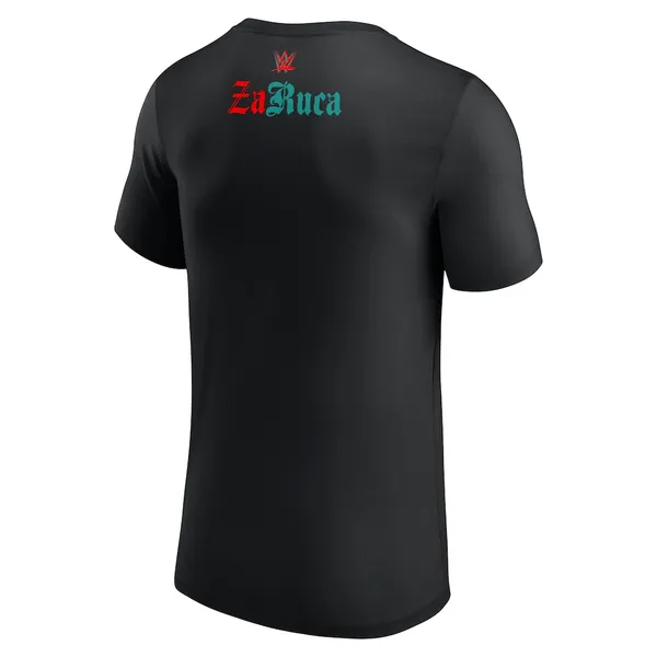 Black_ZaRuca__Round_Neck_T-Shirt_For_Men