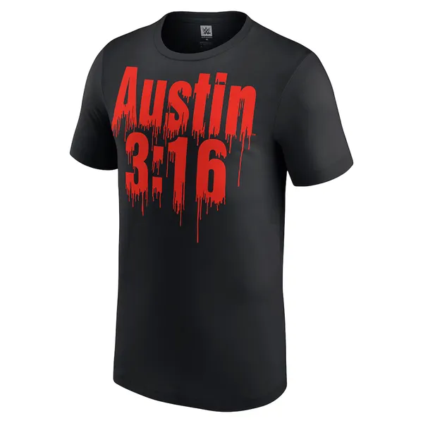 Black_"Stone_Cold"_Steve_Austin_Blood_From_A_Stone__Round_Neck_T-Shirt_For_Men