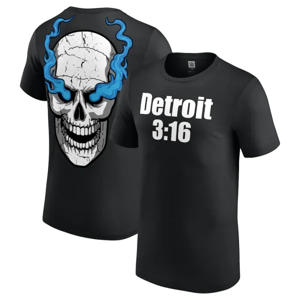 Black_"Stone_Cold"_Steve_Austin_SummerSlam_2023_Detroit_3:16_T-Shirt