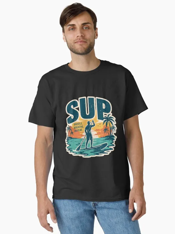 Breathe,_Repeat_Classic_T-Shirt