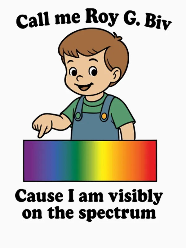 Call_Me_Roy_G._Biv_Cause_I_Am_Visibly_On_The_Spectrum_Classic_T-Shirt