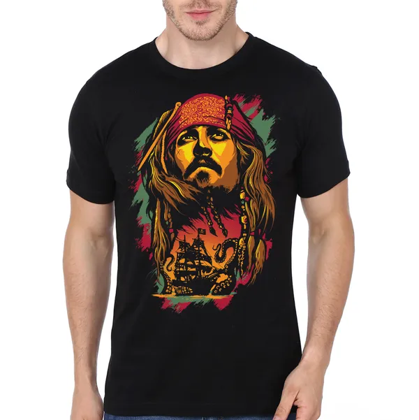 Captain_Jack_Sparrow_Black_T-Shirt