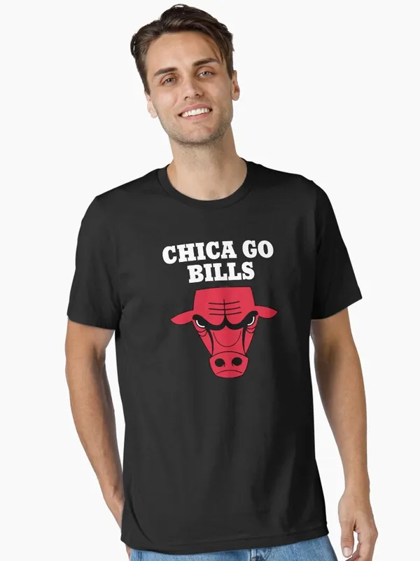 Chica_Go_Bills_Essential_T-Shirt__Designed_and_sold_by__huckblade