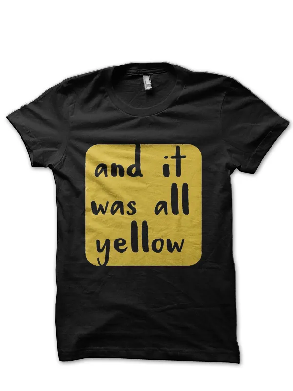 Coldplay_Lyrics_Black_T-Shirt