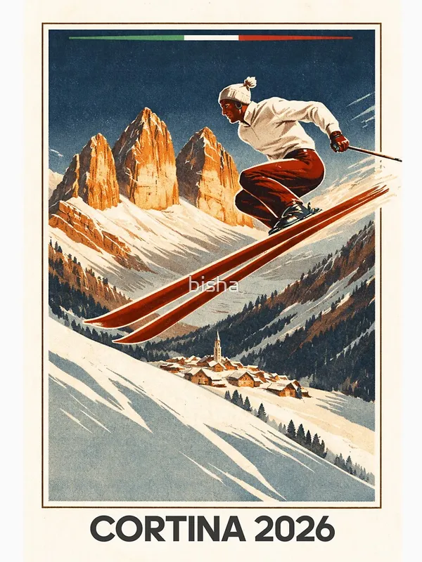 DOLOMITES_Ski_–_Tre_Cime_Classic_T-Shirt