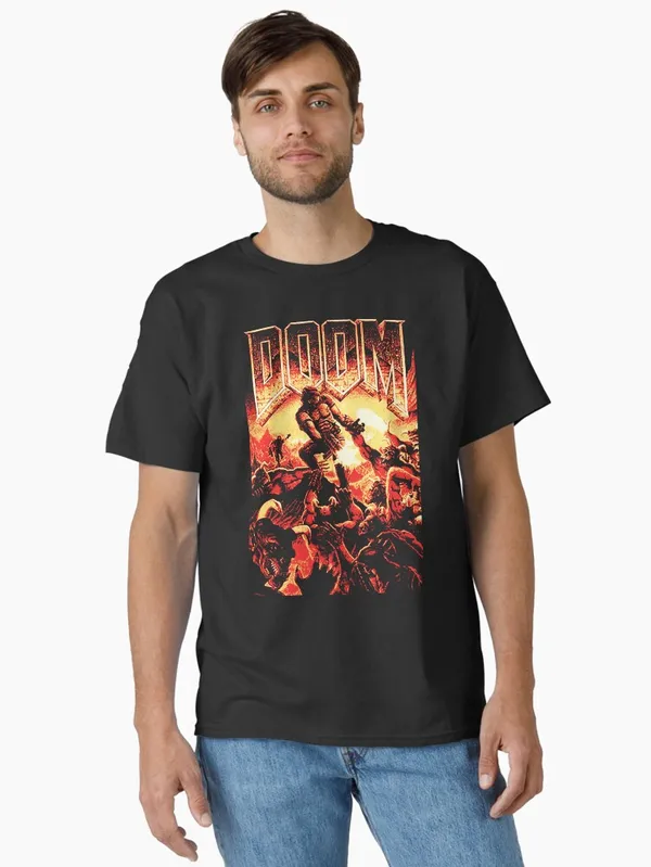 DOOM_SLAYER_-_The_Only_Thing_They_Fear_Is_You_Classic_T-Shirt