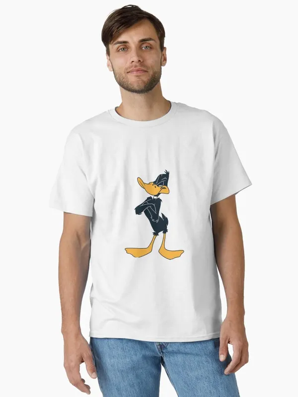 Daffy_Duck_Print_Classic_T-Shirt