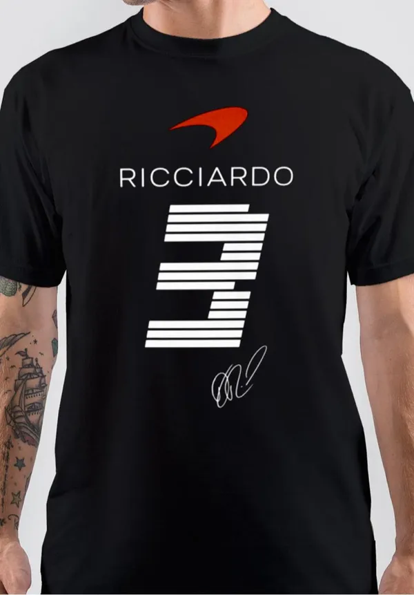 Daniel_Ricciardo_Black_T-Shirt