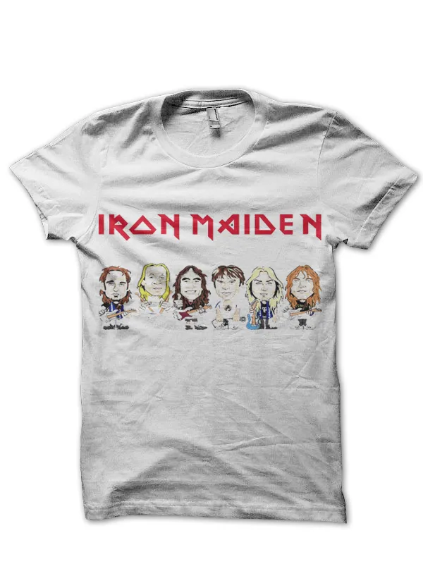 Danyeoman_Iron_Maiden_White_T-Shirt