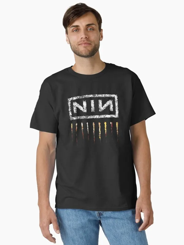 Dark_Red_of_N-I-N_Classic_T-Shirt