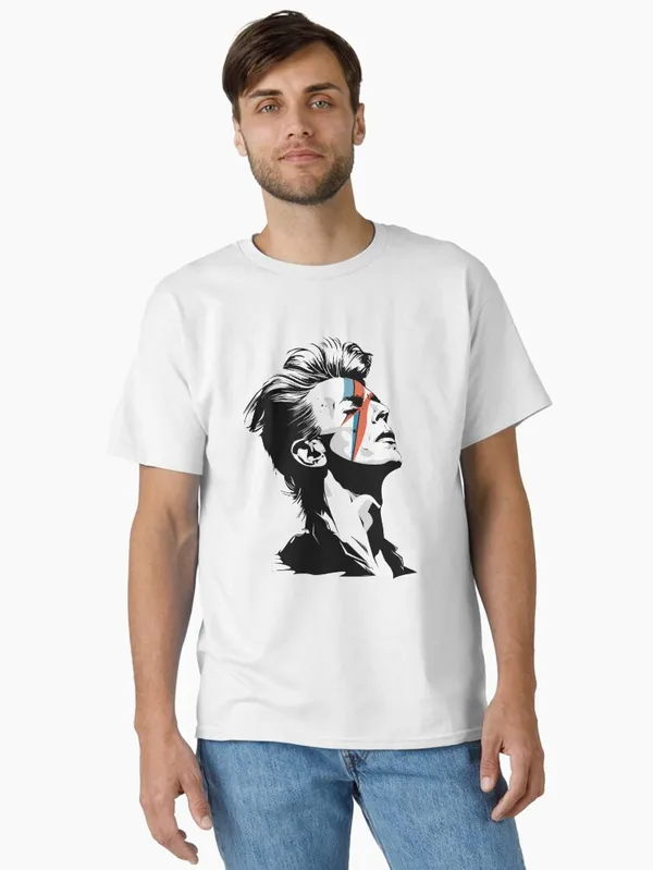 David_Bowie_STARMAN_Vector_Art_Classic_T-Shirt