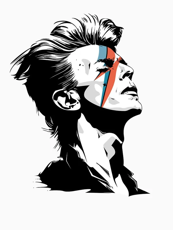 David_Bowie_STARMAN_Vector_Art_Classic_T-Shirt