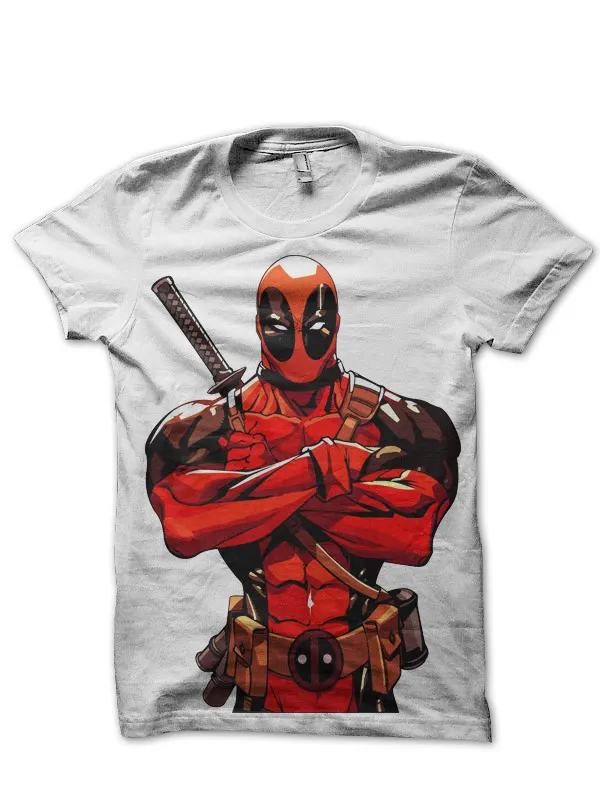 Deadpool_White_T-Shirt