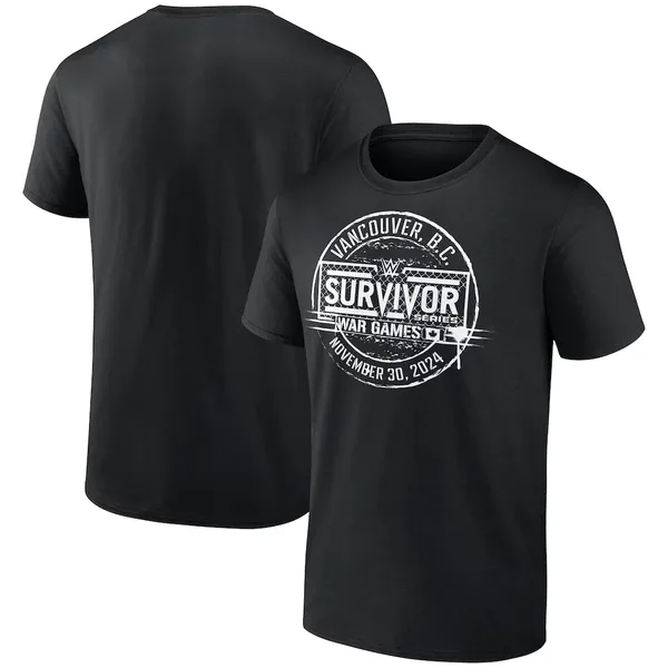 Fanatics_Black_Survivor_Series_War_Games_2024_Circle_Logo_T-Shirt