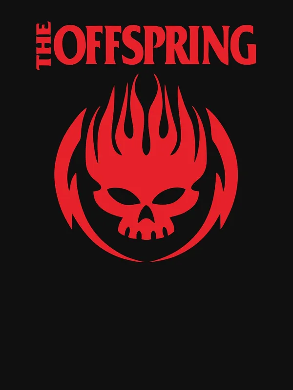 Flaming_Skull_on_Circle_Classic_T-Shirt