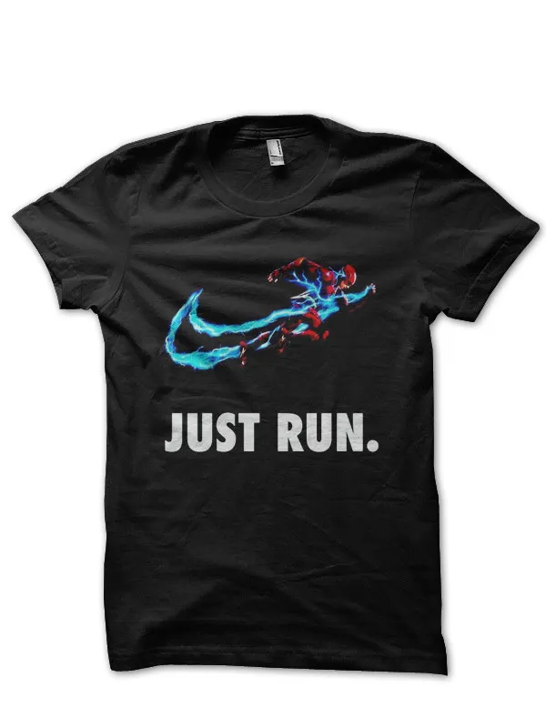 Flash_Nike_Just_Run_Black_T-Shirt