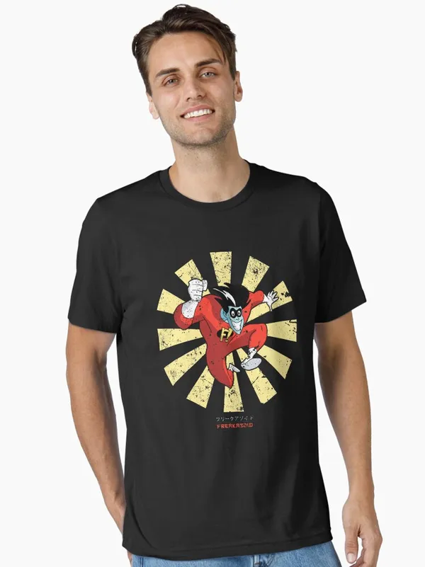 Freakazoid_Retro_Japanese_Essential_T-Shirt