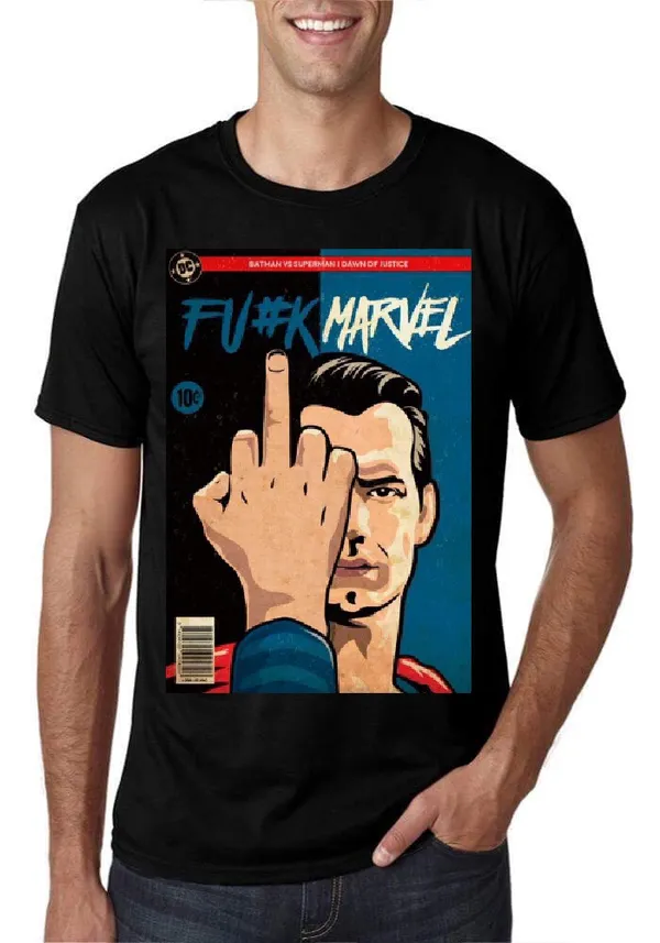 Fuck_Marvel_Superman_Black_T-Shirt