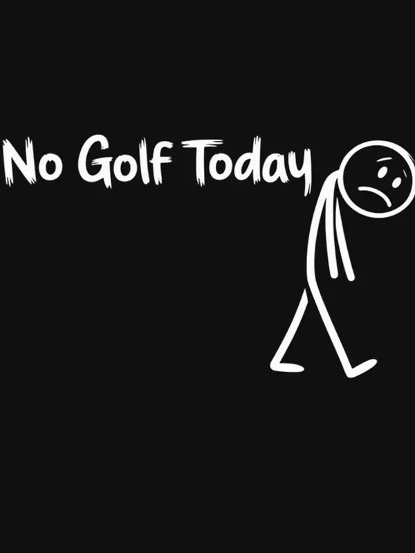 Funny_Golf_Lover_No_Golf_Today_Classic_T-Shirt