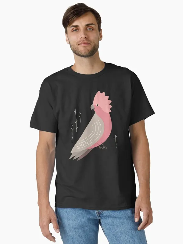Galah,_Bird_of_Australia_Classic_T-Shirt