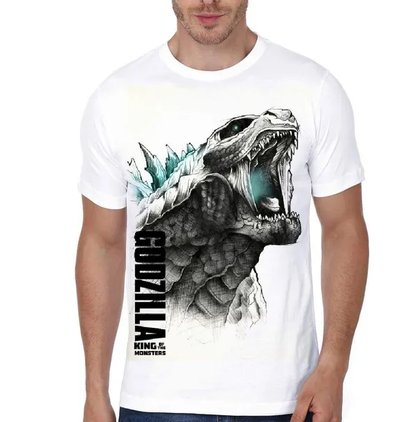 Godzilla_White_T-Shirt