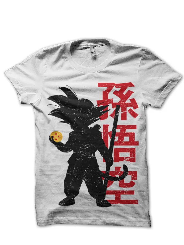 Goku_White_Tee
