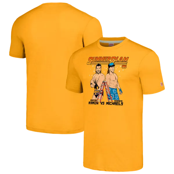 Gold_SummerSlam_1995_Razor_Ramon_vs._Shawn_Michaels_Tri-Blend_T-Shirt
