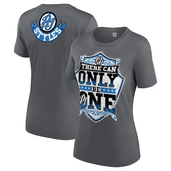Gray_AJ_Styles_There_Can_Only_Be_One_T-Shirt
