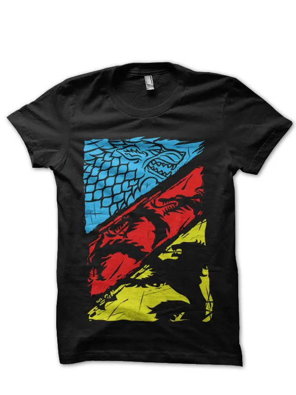 Greatest_Houses_Black_T-Shirt
