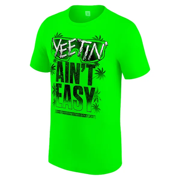 Green_Jey_Uso_Yeetin'_Ain't_Easy_T-Shirt