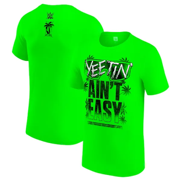 Green_Jey_Uso_Yeetin'_Ain't_Easy_T-Shirt