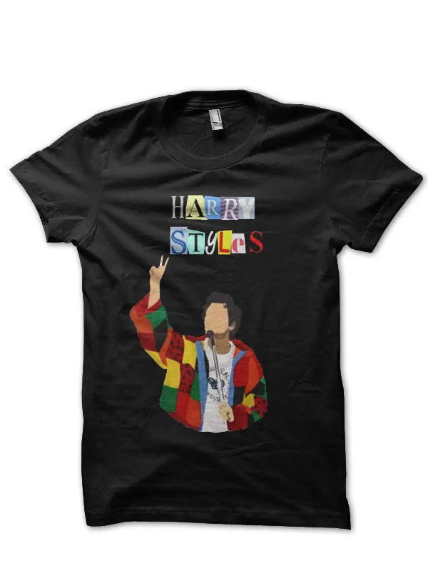 Harry_Styles_Half_Sleeve_Black_T-Shirt