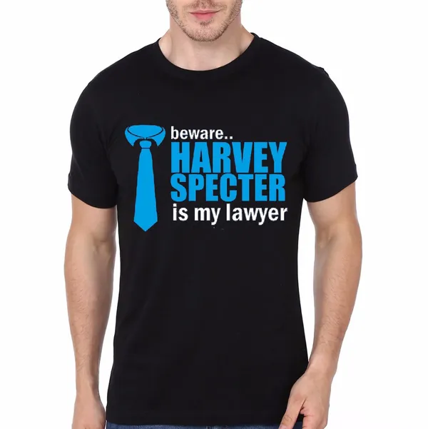 Harvey_Specter_My_Lawyer_Black_T-Shirt