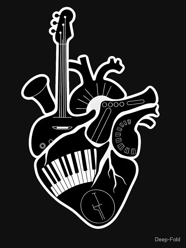 Heart_Made_of_Music”_Classic_T-Shirt