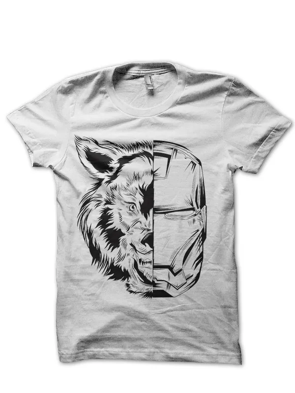 House_Stark_Iron_Man_White_T-Shirt
