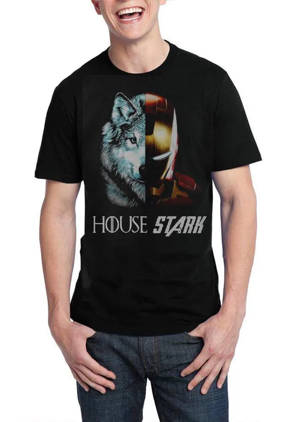 House_Tony_Stark_Black_T-Shirt