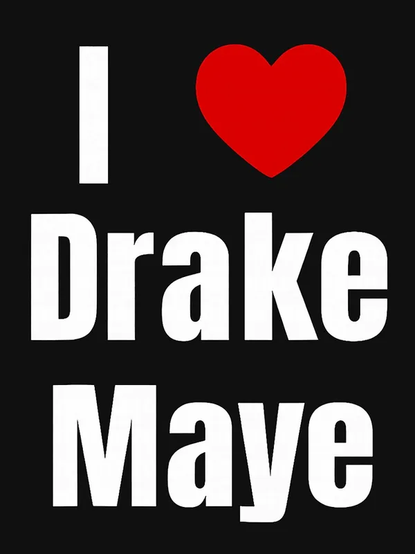 I_Love_Drake_Maye_Football_Bold_Heart_Statement_Classic_T-Shirt